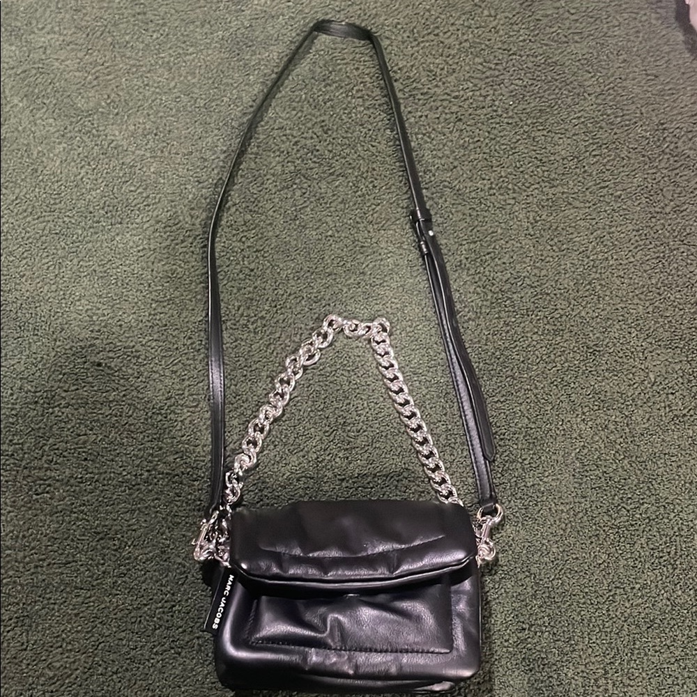 Lambskin The Pillow Bag Black Marc Jacobs